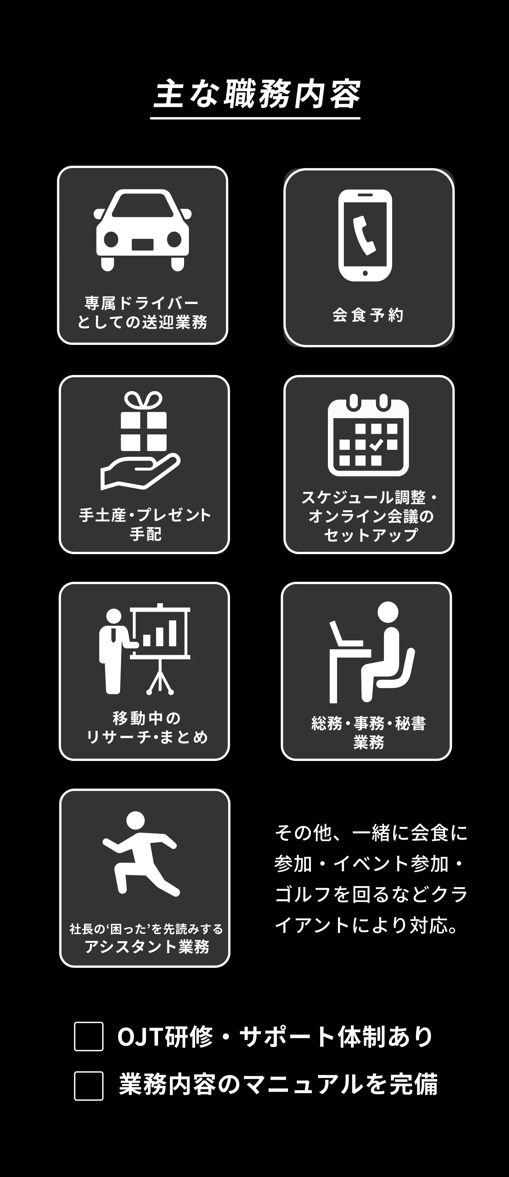 主な職務内容